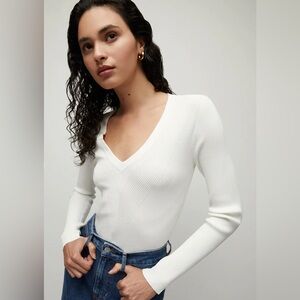 VERONICA BEARD Callie ribbed-knit sweater